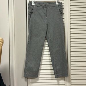 Cynthia Rowley size 4 gingham trouser